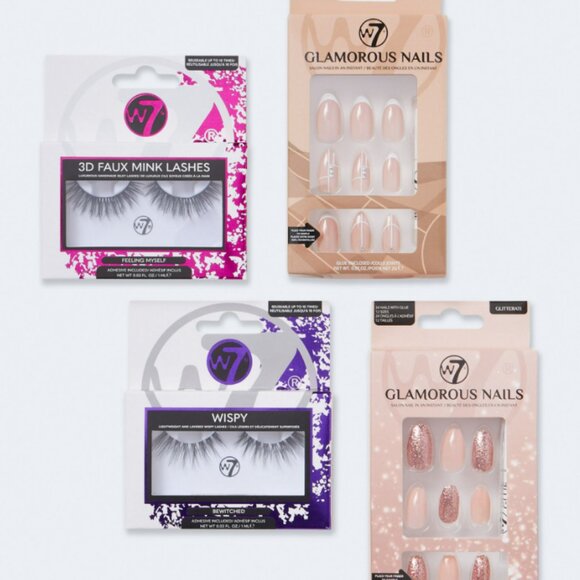 Aeropostale W7 Going Out Out! Glamorous Nails and Lashes Beauty Set/Kit - Picture 17 of 17